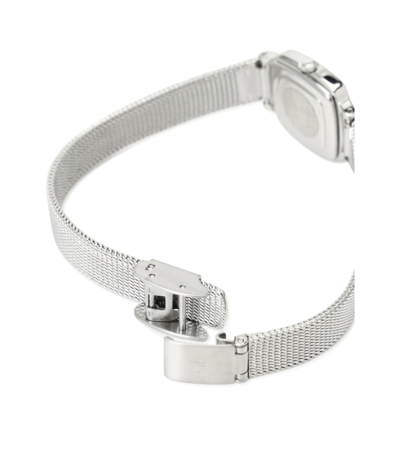 MESH BAND SQUARE WATCH